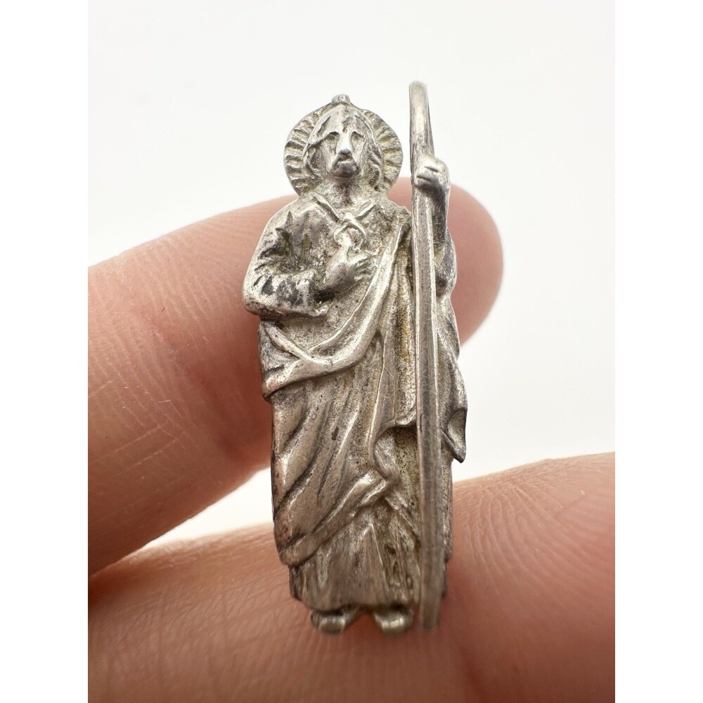 925 Sterling Silver Saint Jude Pendant